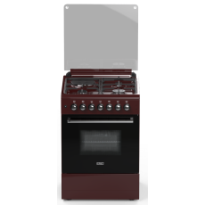 SO531DKBBRBSS 50x50cm SOLSTAR FREE STANDING OVEN Brown